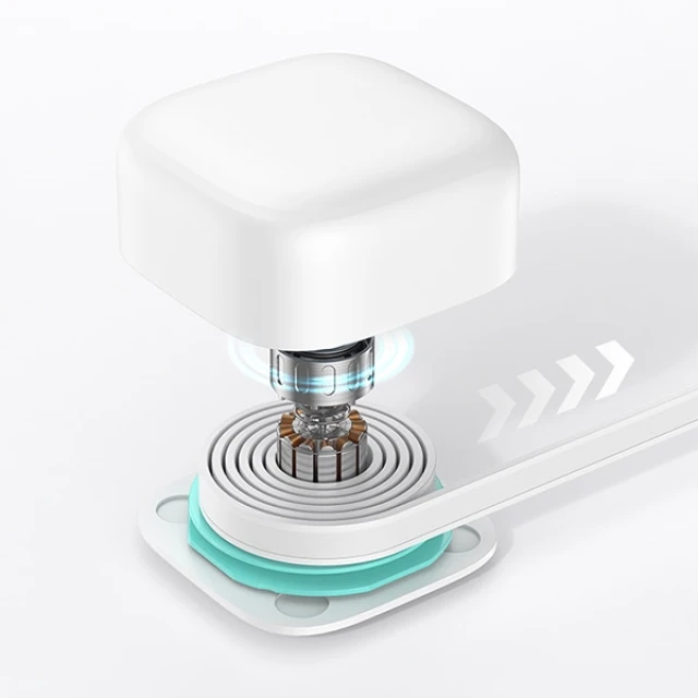 Мережевий зарядний пристрій Usams US-CC202 GaN PD/QC 35W USB-C White with USB-C Cable (CC202TC02)