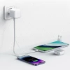 Мережевий зарядний пристрій Usams US-CC209 GaN PD/QC 35W USB-C White with Lightning Cable (CC209TC02)