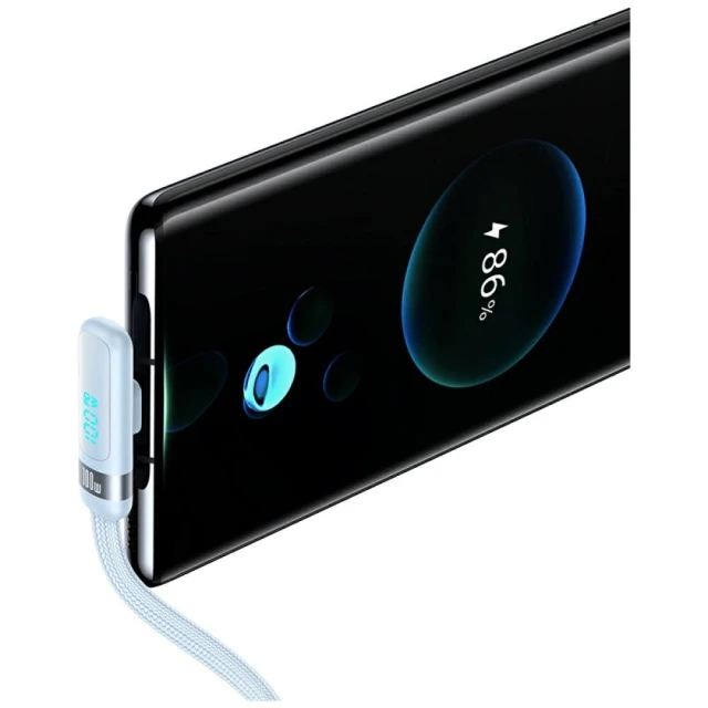 Кабель Usams US-SJ653 PD 100W USB-C/USB-C 1.2m White (SJ653USB02)