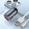Автомобільний зарядний пристрій Usams US-CC206 C38 PD/QC 30W USB-C | USB-A Tarnish (CC206CC01)