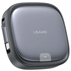 Кабель Usams US-SJ650 Pocket 3-in-1 USB-A/USB-C/Lightning/Micro-USB 60W 90cm Tarnish (SJ650USB01)