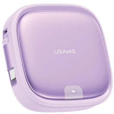 Кабель Usams US-SJ650 Pocket 3-in-1 USB-A/USB-C/Lightning/Micro-USB 60W 90cm Purple (SJ650USB03)