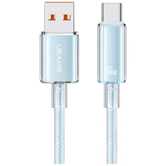 Кабель Usams Cloud Series USB-A to USB-C 1.2 m Blue (SJ658USB03)