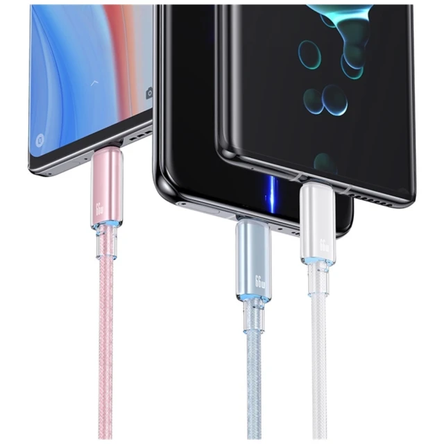 Кабель Usams Cloud Series USB-A to USB-C 1.2 m Blue (SJ658USB03)