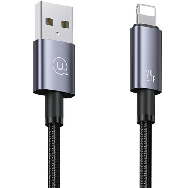 Кабель Usams US-SJ669 FC USB-A to Lightning 2.4A 2m Tarnish (SJ669USB01)