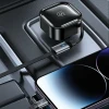 Автомобільний зарядний пристрій Usams US-CC219 C41 PD/FC/QC 30W Black with USB-C/Lightning Cable (CC219CC01)
