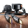 Автомобільний зарядний пристрій Usams US-CC219 C41 PD/FC/QC 30W Black with USB-C/Lightning Cable (CC219CC01)