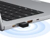Адаптер Usams ZB285 Bluetooth 5.3 Black (ZB285SPQ01)