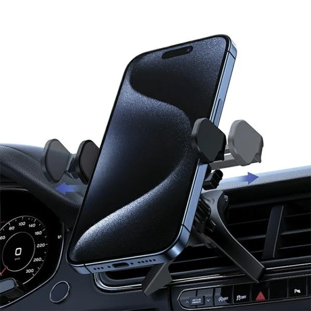Автотримач Usams Rotary Mount Air Vent Black (ZJ77ZJ01)