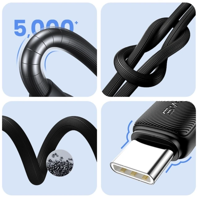 Кабель Usams KY Series USB-C to USB-C 60W 2m White (SJ696USB02)