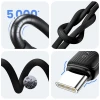 Кабель Usams KY Series USB-C to USB-A 3m Black (SJ698USB01)