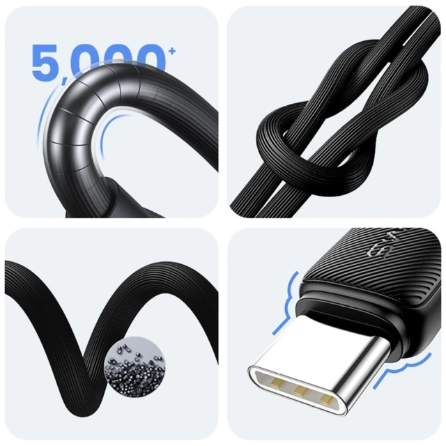 Кабель Usams KY Series USB-C to USB-A 3m Black (SJ698USB01)