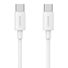 Кабель Usams YD Series USB-C to USB-C 60W 1 m White (SJ711USB02)