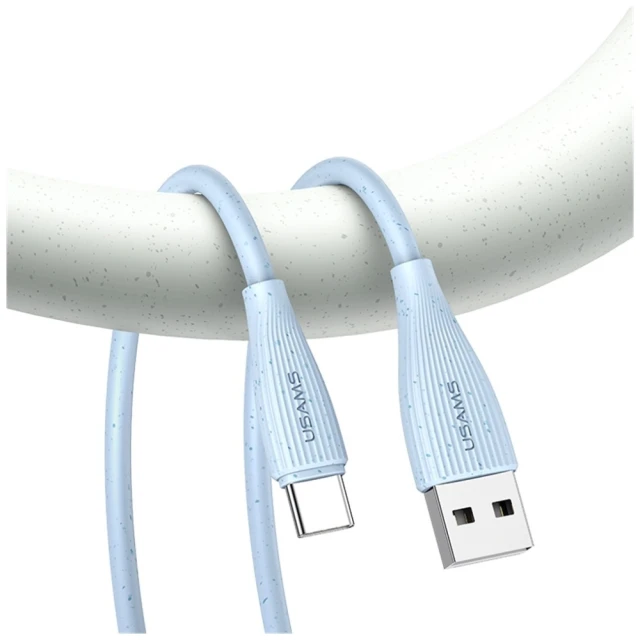 Кабель Usams Green Series USB-A to USB-C 1 m White (SJ714USB02)
