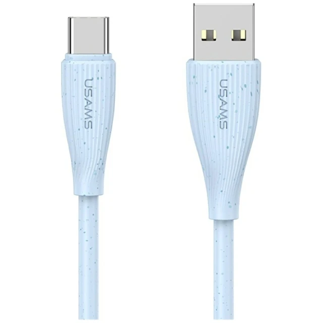 Кабель Usams Green Series USB-A to USB-C 1 m Blue (SJ714USB03)