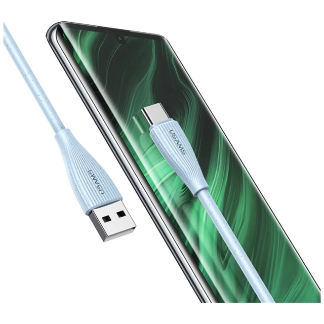 Кабель Usams Green Series USB-A to USB-C 1 m Pink (SJ714USB04)