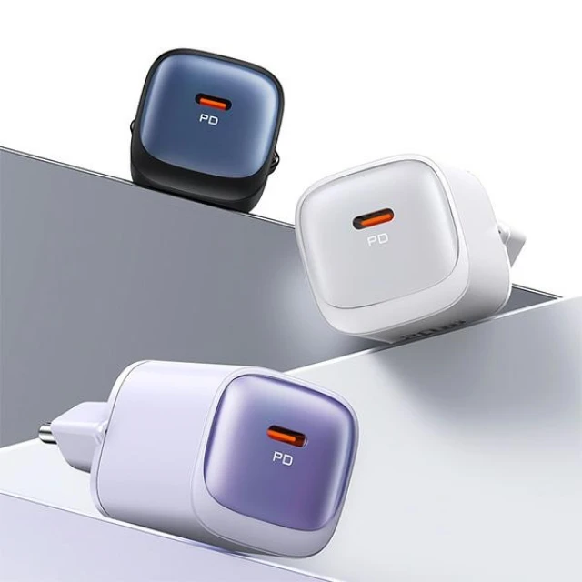 Мережевий зарядний пристрій Usams HC Series FC 30W USB-C Black (CC251TC01)