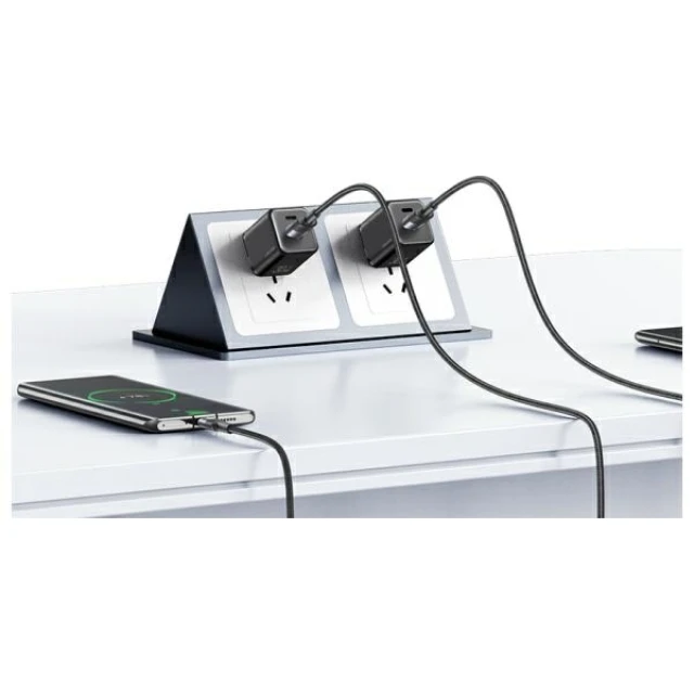 Кабель Usams SY Series USB-A to USB-C 3A 1.2m Aluminum Alloy (SJ718USB01)