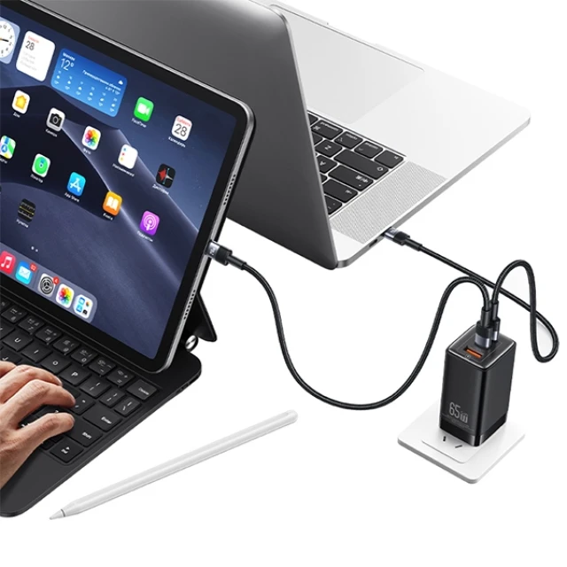 Кабель Usams SY Series USB-C to USB-C 240W 1.2 m Tarnish (SJ727USB01)