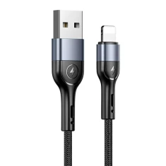 Кабель Usams US-SJ448 U55 USB-A to Lightning 2A 1m Black (SJ448USB01)