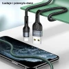 Кабель Usams US-SJ448 U55 USB-A to Lightning 2A 1m Black (SJ448USB01)