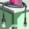 Кабель Usams US-SJ450 U55 USB-A to Micro-USB 2A 1m Green (SJ450USBSG02)