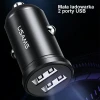 Автомобильное зарядное устройство Usams US-CC114 Mini 5W 2xUSB-A Black (CC114TC01)