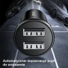 Автомобильное зарядное устройство Usams US-CC114 Mini 5W 2xUSB-A Black (CC114TC01)