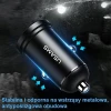 Автомобильное зарядное устройство Usams US-CC114 Mini 5W 2xUSB-A Black (CC114TC01)
