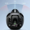 Автомобільний зарядний пристрій Usams CC115 C21 FM Transmiter 2xUSB 3.4A Black (CC115GC01)