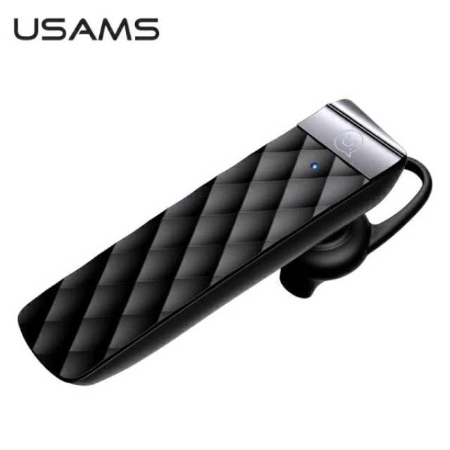 Bluetooth-гарнітура Usams BT001 BT1 Bluetooth 5.0 Black (BHUBT101)