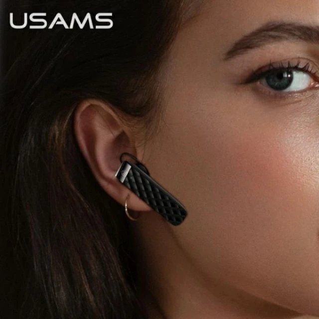 Bluetooth-гарнітура Usams BT001 BT1 Bluetooth 5.0 Black (BHUBT101)