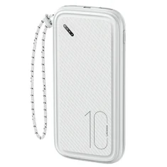 Портативний зарядний пристрій Usams PB56 Powerbank 10000mAh Fast Charge 2xUSB | USB-C | MicroUSB White (10KCD15002)