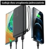 Портативний зарядний пристрій Usams PB56 Powerbank 10000mAh Fast Charge 2xUSB | USB-C | MicroUSB White (10KCD15002)