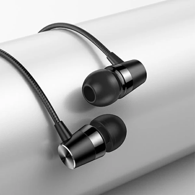 Навушники Usams EP-42 Earphone 3.5mm Black (SJ475HS01)
