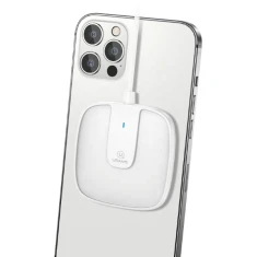 Бездротовий зарядний пристрій Usams US-CD153 QC 15W White with MagSafe (CD153DZ02)