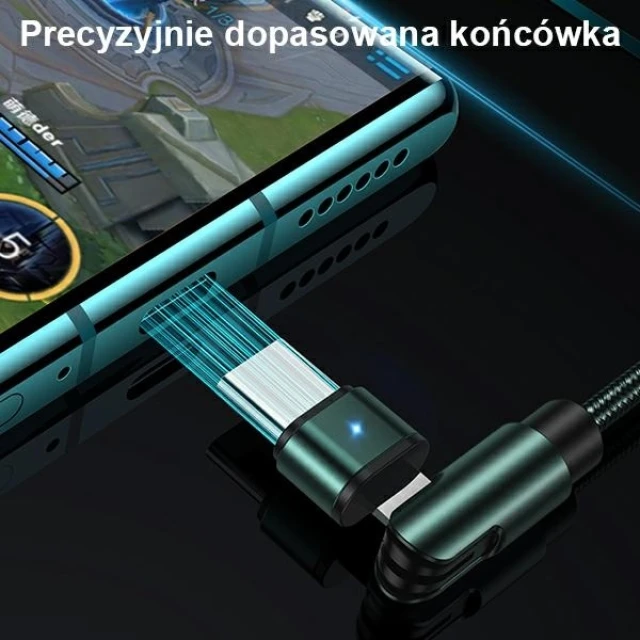 Кабель Usams US-SJ477 U60 Rotatable USB-A to USB-C 2A 1m Black (SJ477USB01)