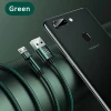 Кабель Usams US-SJ478 U60 Rotatable USB-A to Micro-USB 2A 1m Green (SJ478USB02)