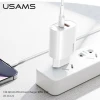 Сетевое зарядное устройство Usams US-CC121 T35 PD/QC 20W USB-C | USB-A White (CC121TC01)