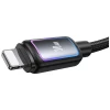 Кабель Usams Al-Alloy SJ816 U110 RGB Fast Charging 30W USB-C to Lightning 1.2m White (SJ816USB02)