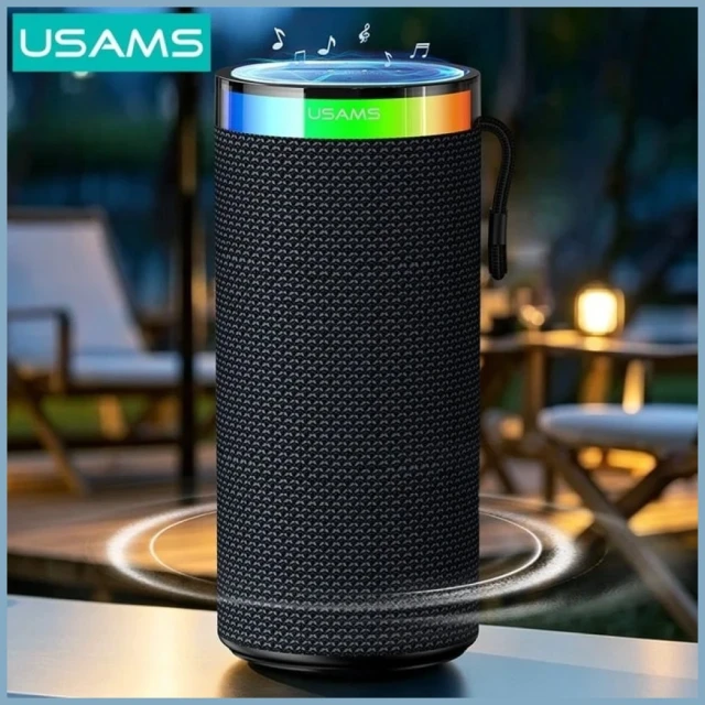 Динамік Usams YX018 Portable Bluetooth 5.4 Black (YX18YX01)