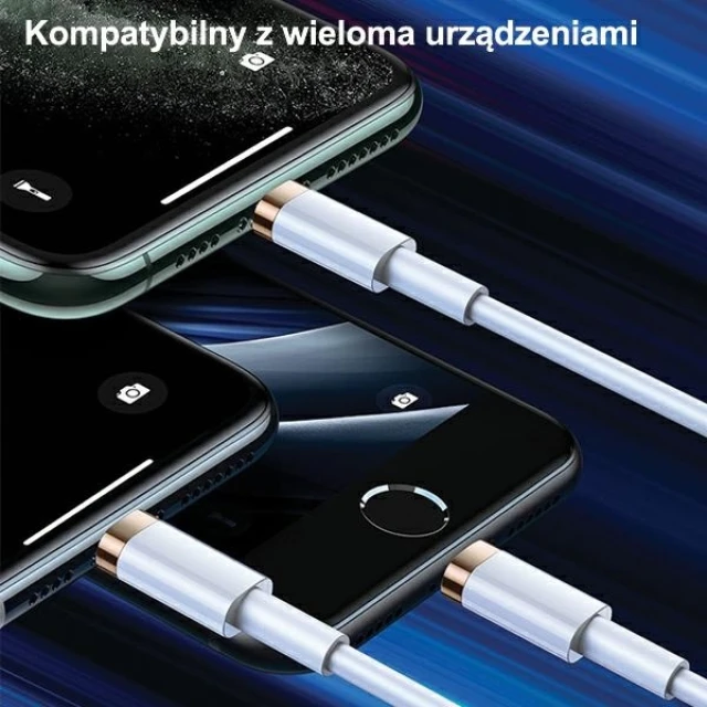 Кабель Usams US-SJ484 U63 PD | FC USB-C to Lightning 20W 1.2m Black (SJ484USB01)