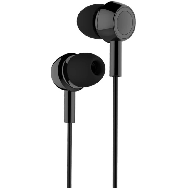 Навушники Usams EP-12 Stereo Earphones 3.5mm Black (HSEP1201)