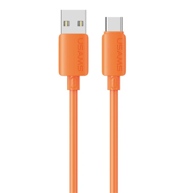 Кабель Usams U98 3A Silicone Fast Charging USB-C Orange (SJ786USB03)