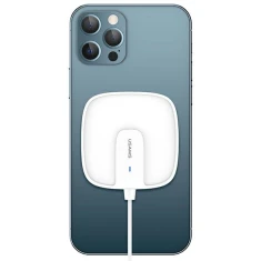 Бездротовий зарядний пристрій Usams US-CD159 W1 Extra-Thin QC 15W White (CD159DZ02)