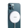 Бездротовий зарядний пристрій Usams US-CD160 W2 QC 15W Silver with MagSafe (CD160DZ01)