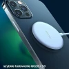 Бездротовий зарядний пристрій Usams US-CD160 W2 QC 15W Silver with MagSafe (CD160DZ01)