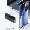 USB-хаб Usams SJ491 3-in-1 USB-C to USB-A 3.0 | USB-C | TF Grey (SJ491HUB01)