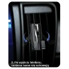 Автотримач Usams ZJ058 Retractable Gravity Car Holder Black (ZJ058ZJ01)