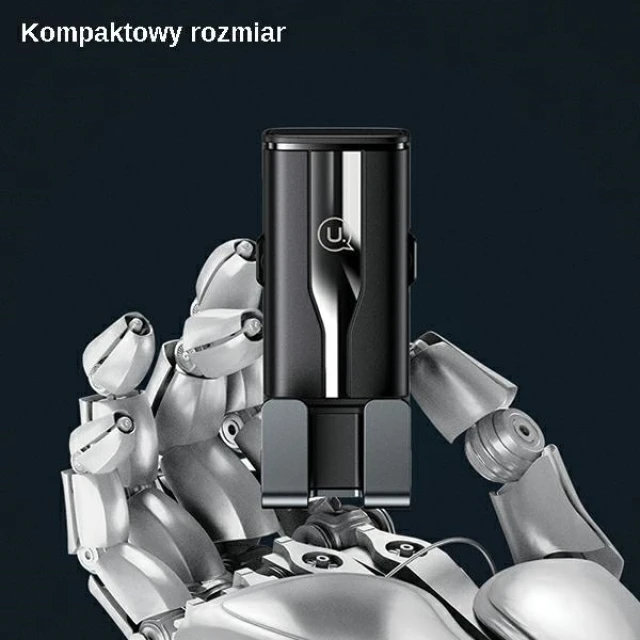 Автотримач Usams ZJ058 Retractable Gravity Car Holder Black (ZJ058ZJ01)